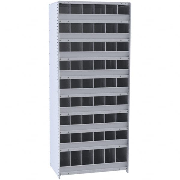 54 Bin Closed Industrial Bin Shelving MPN:5530-12HG