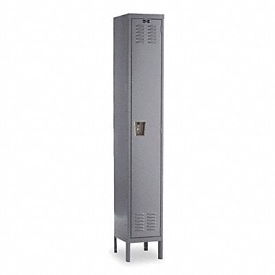 G3734 Wardrobe Locker Lvrd 1 Wide 1 Tier Gray MPN:U1256-1A-HG