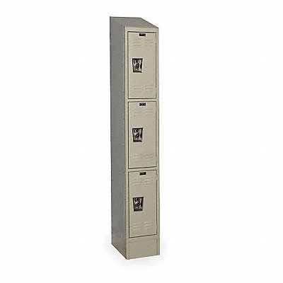 D4824 Wrdrb Lockr Lvrd 1 Wide 3 Tier Tan MPN:URB1228-3ASB-PT