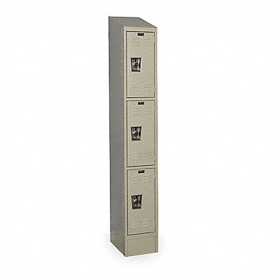 D4826 Wrdrb Lockr Lvrd 1 Wide 3 Tier Tan MPN:URB1258-3ASB-PT