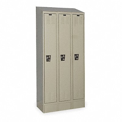 D4812 Wrdrb Lockr Lvrd 3 Wide 1 Tier Tan MPN:URB3228-1ASB-PT