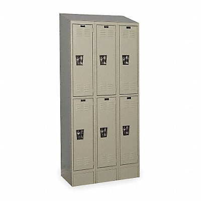 D4818 Wrdrb Lockr Lvrd 3 Wide 2 Tier Tan MPN:URB3228-2ASB-PT