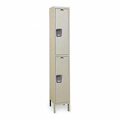 K4111 Wrdrb Lockr Solid 1 Wide 2 Tier Tan MPN:UY1558-2PT