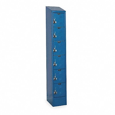 D4831 Box Lockr Lvred 1 Wide 6 Tier Blue MPN:URB1228-6ASB-MB