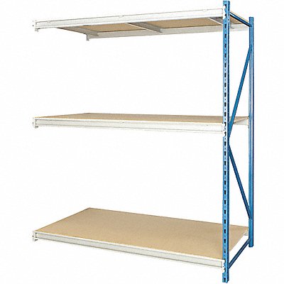 Bulk Rack Shelving AddOn 24inx120inx48in MPN:HBR4824123-3A-P-PB