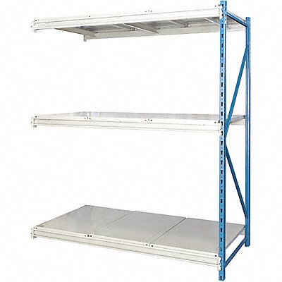 Bulk Rack Shelving AddOn 24inx120inx48in MPN:HBR4824123-3A-S-PB