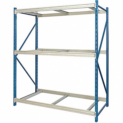 Bulk Rack Shelving StrUnt 24inx87inx48in MPN:HBR482487-3S-PB