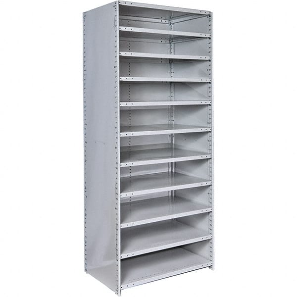 MedSafe 11 Shelf, 500 Lb. Capacity, Closed Shelving Starter Unit MPN:452C-12PL-AM