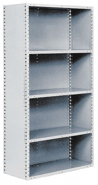 8 Shelf, 800 Lb. Capacity, Closed Shelving Starter Unit MPN:5523-18HG