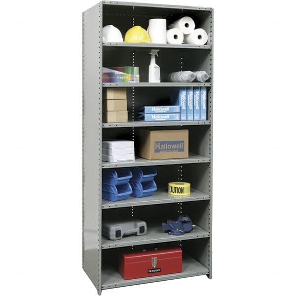 8 Shelf, 1,200 Lb. Capacity, Closed Shelving Starter Unit MPN:7523-18HG