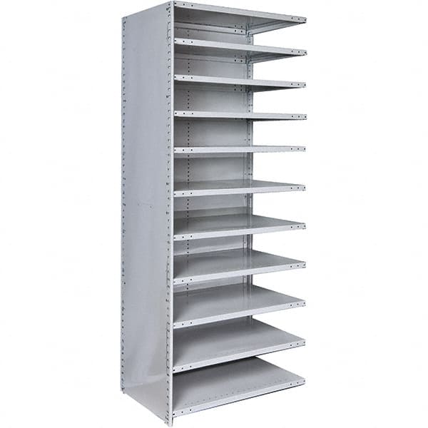 MedSafe 11 Shelf, 500 Lb. Capacity, Closed Shelving Add-On Unit MPN:A452C-12PL-AM