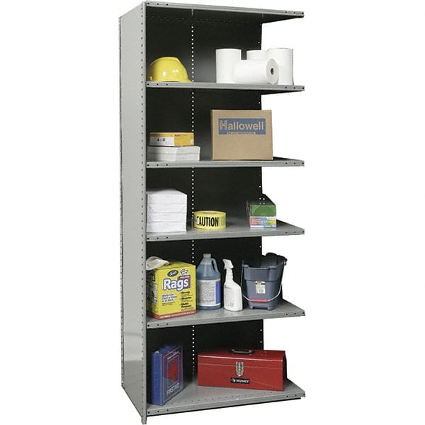 6 Shelf, 1,200 Lb. Capacity, Closed Shelving Add-On Unit MPN:A7521-18HG