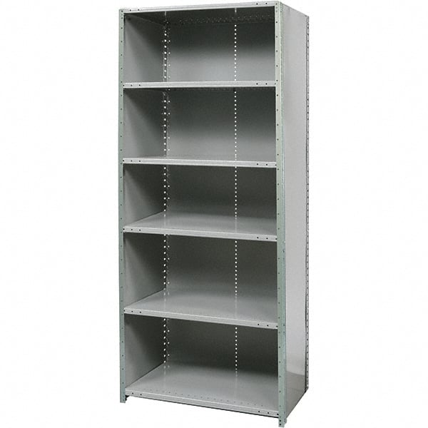 6 Shelf, 500 Lb. Capacity, Free Standing Closed Shelving MPN:F4521-18HG