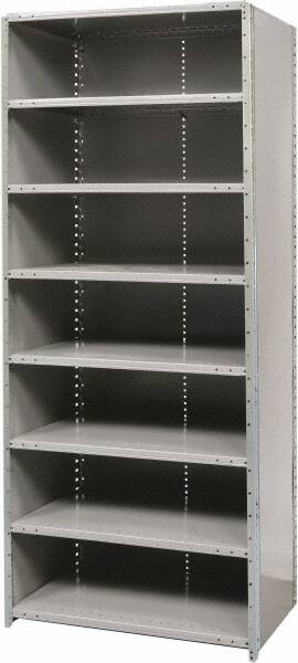 8 Shelf, 800 Lb. Capacity, Free Standing Closed Shelving MPN:F5523-24HG