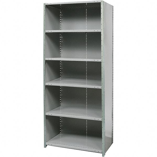 6 Shelf, 900 Lb. Capacity, Free Standing Closed Shelving MPN:F7721-18HG