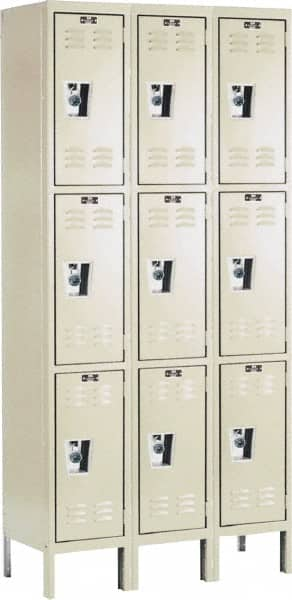 3-Wide Locker: 12