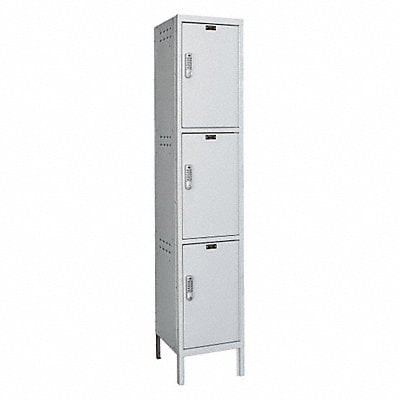 Wardrobe Lockr Solid 1 Wide 3 Tier Gray MPN:UELBP1588-3PL