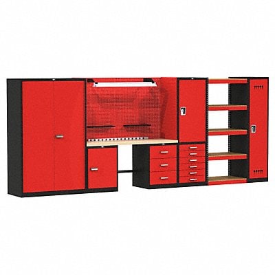 Modlr Cabnt/Shelving Set 78 H 168 W 24 D MPN:FKCOMPLETE-SM-M