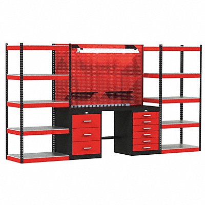 Modular Shelving Set 78 H 168 W 24 D MPN:FKOPENSTOR-LG-S