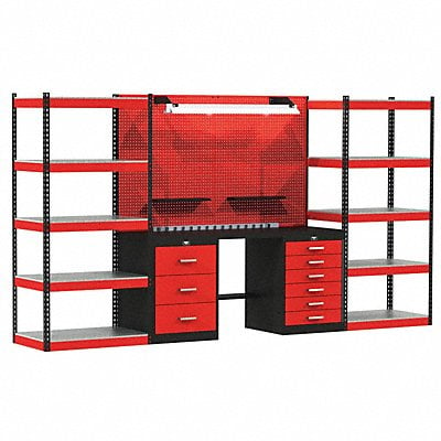 Modular Shelving Set 78 H 132 W 24 D MPN:FKOPENSTOR-SM-S