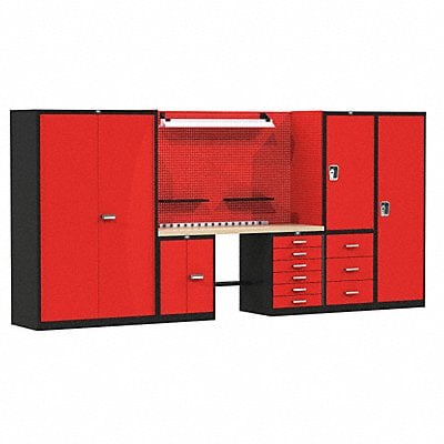 Modular Cabinet Set 78 H 168 W 24 D MPN:FKSECURESTOR-LG-M