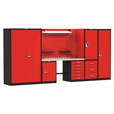 Modular Cabinet Set 78 H 132 W 24 D MPN:FKSECURESTOR-SM-M