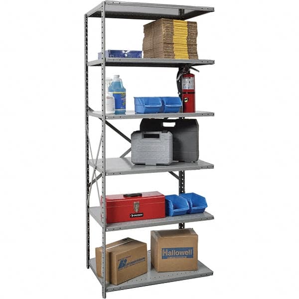 6 Shelf Add-On Box Edge Open Steel Shelving MPN:A5511-24HG