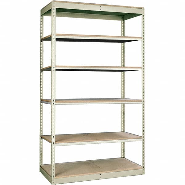 16 Gauge Steel Boltless Shelving: MPN:SRS362484-6SP