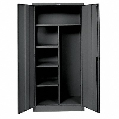 K4181 Storage Cabinet 78 x36 x18 Black 4Shlv MPN:855C18A-ME