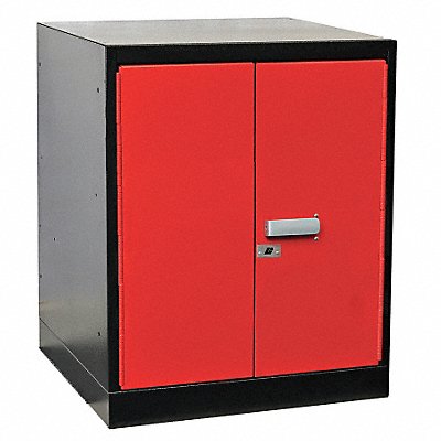 Cabinet Pedestal 24Wx24Dx32 H Black/Red MPN:FKWP4432-1BR-HT