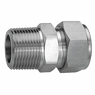 Connector 316 SS LET-LOKxM 10mmx1/2In MPN:768L-SS-10MM X 1/2