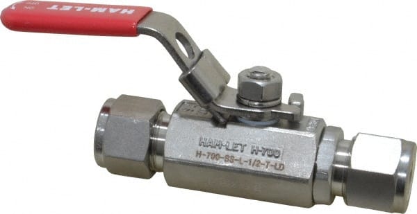 2-Way Manual Ball Valve: 1/2