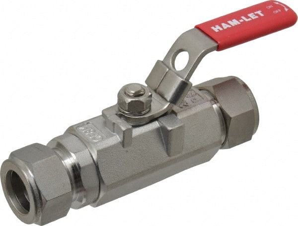 2-Way Manual Ball Valve: 3/4