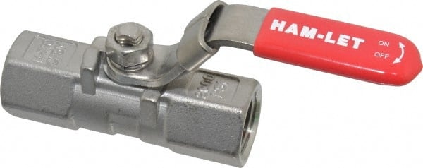 2-Way Manual Ball Valve: 1/2