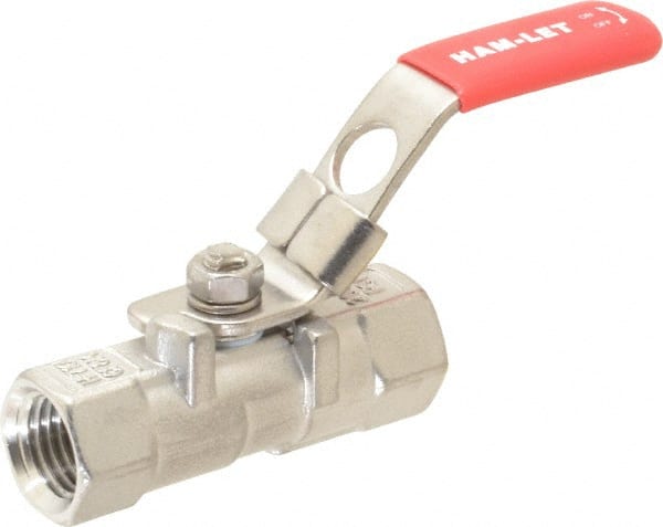 2-Way Manual Ball Valve: 1/4