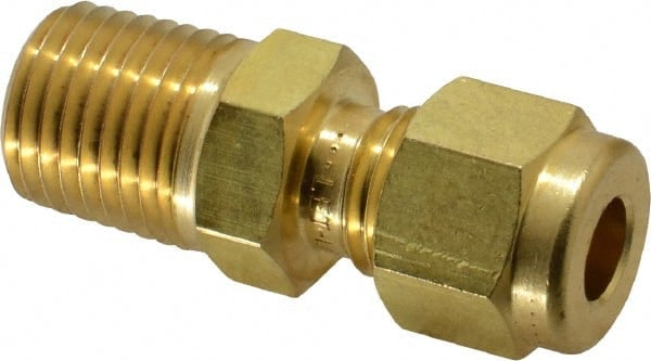 Compression Tube Connector: 1/4