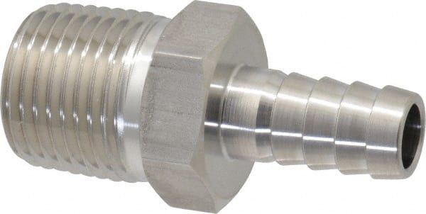 Pipe Hose Connector: 3/8 x 1/2