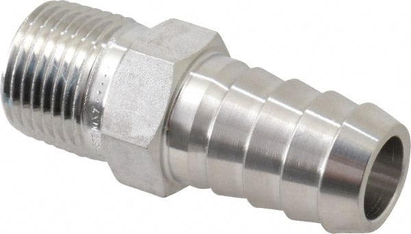 Pipe Hose Connector: 1/2 x 3/8