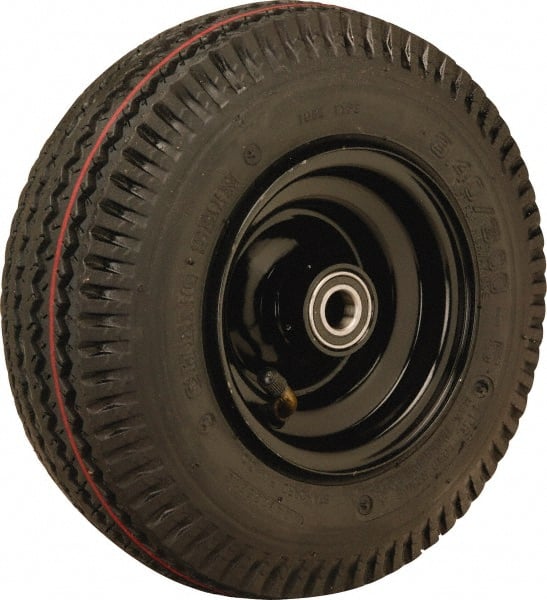 Caster Wheel: Rubber, 17 mm Axle MPN:W-10-PRB-17