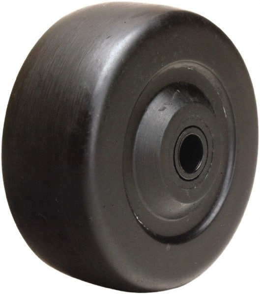 Caster Wheel: Soft Rubber, 0.375