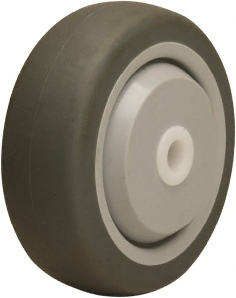 Caster Wheel: Rubber on Thermoplastic, 0.375