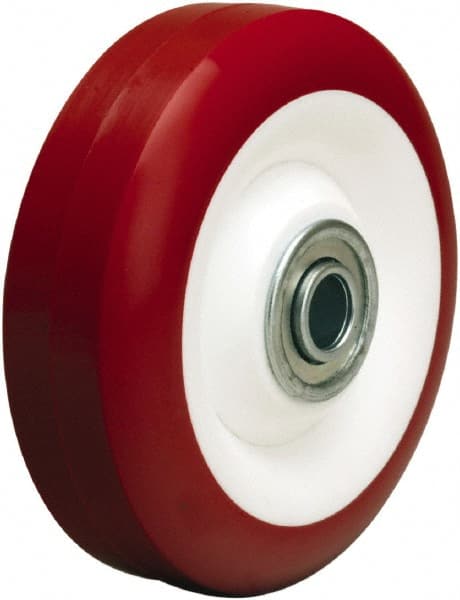 Caster Wheel: Polyurethane on Polypropylene, 0.5