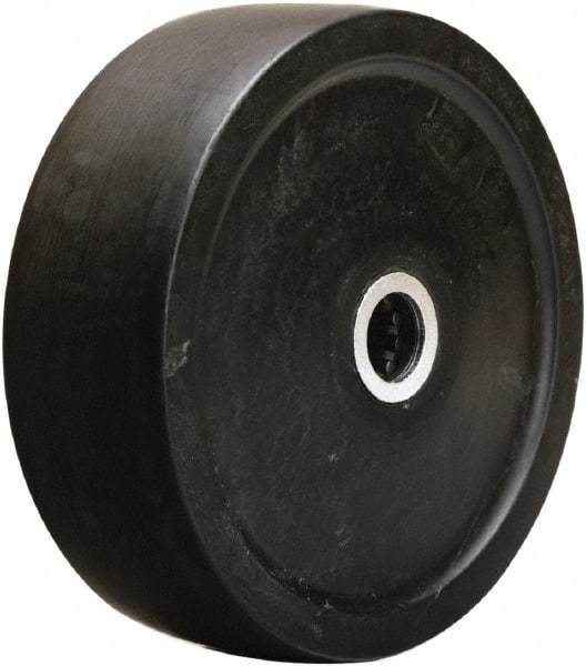 Caster Wheel: Hard Rubber, 0.75