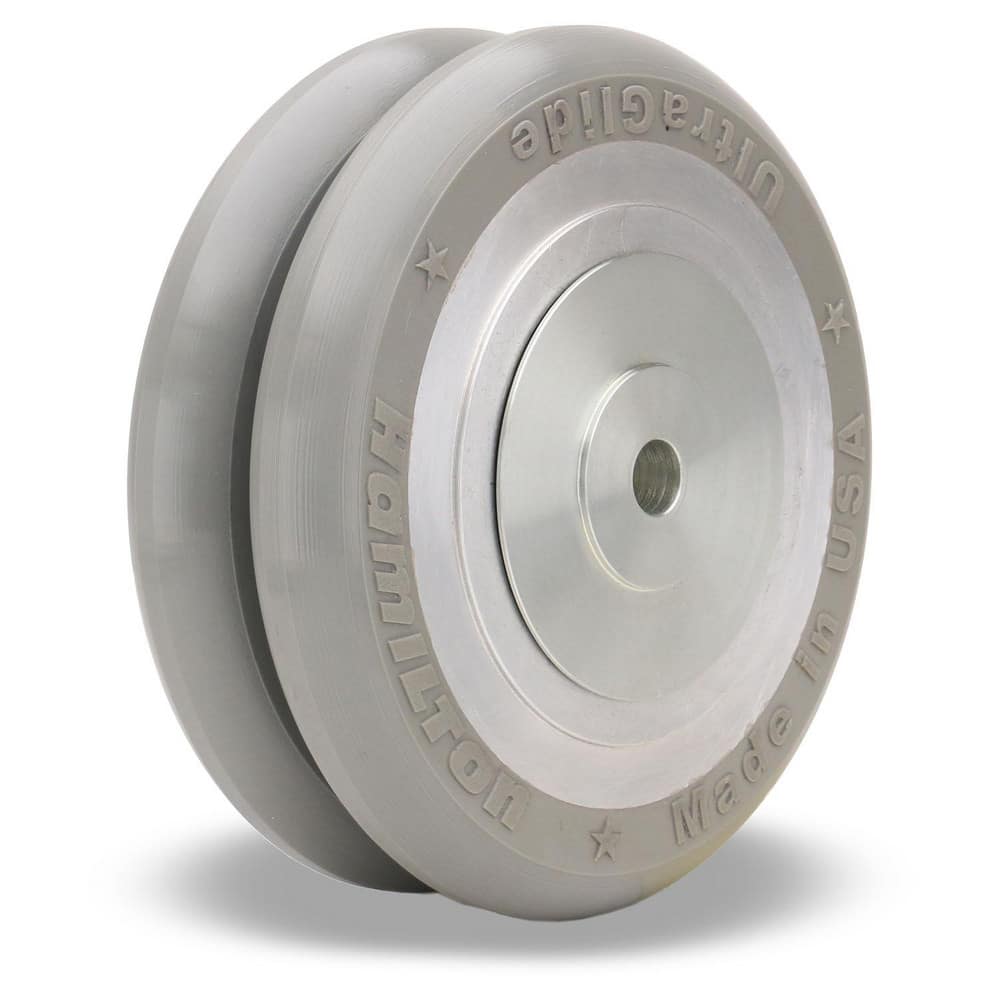 Twin Wheel Caster Wheel: Polyurethane on Aluminum, 6