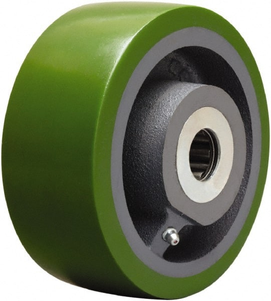 Caster Wheel: Polyurethane on Cast Iron, 0.75