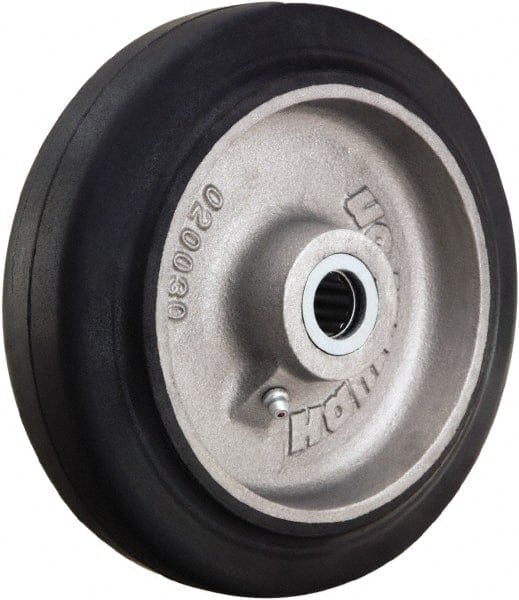 Rubber Caster Wheel: Rubber on Aluminum, 0.75