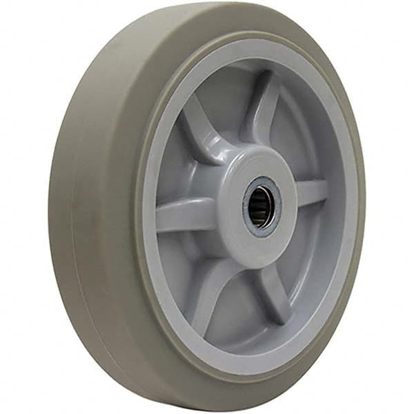 Caster Wheel: Rubber on Thermoplastic, 0.5