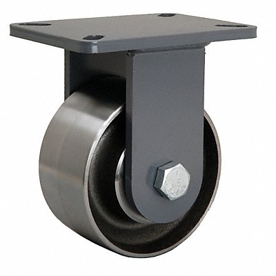 Kingpinless Plate Caster Rigid 6000 lb. MPN:R-SEC-63FSB