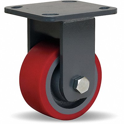 Standard Plate Caster Rigid 900 lb. MPN:R-WH-4TRB