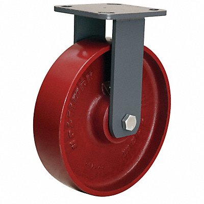 Standard Plate Caster Rigid 1500 lb. MPN:R-WH-8MB